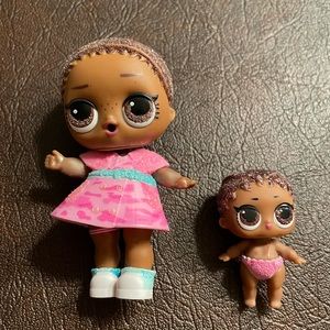 Lol surprise dolls lot doll and baby